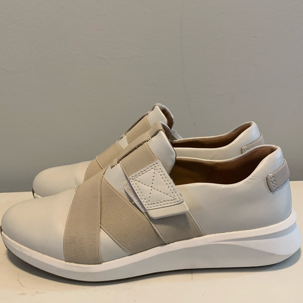 Women’s Clark’s shoes.